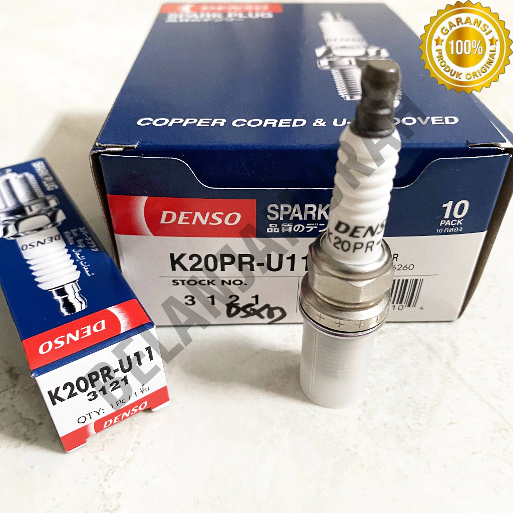 DENSO K20PR-U11 APV spark plug, Freed, Jazz, Avanza non VVTI, Xenia non VVTI, Xenia 1000cc, Baleno, Brio, Futura inject 100% ORIGINAL - Image 2